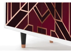 Aparador - 94x96x48 cm - BS3 - Burgundy Jewelery, Blanco