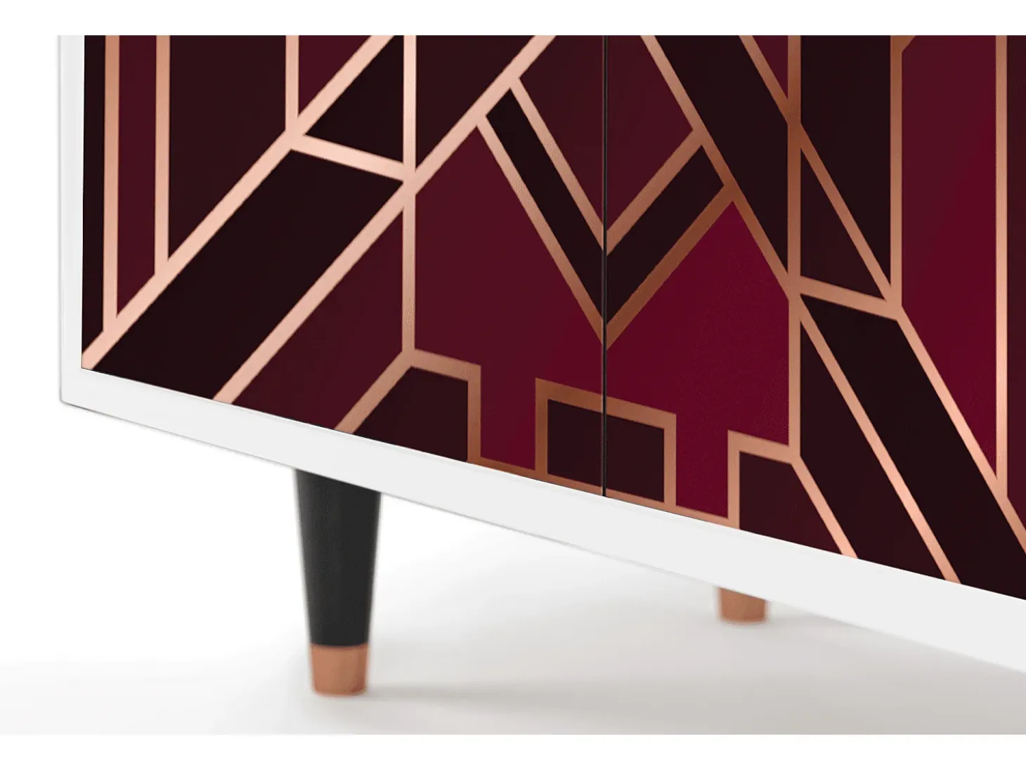 Aparador - 94x96x48 cm - BS3 - Burgundy Jewelery, Blanco