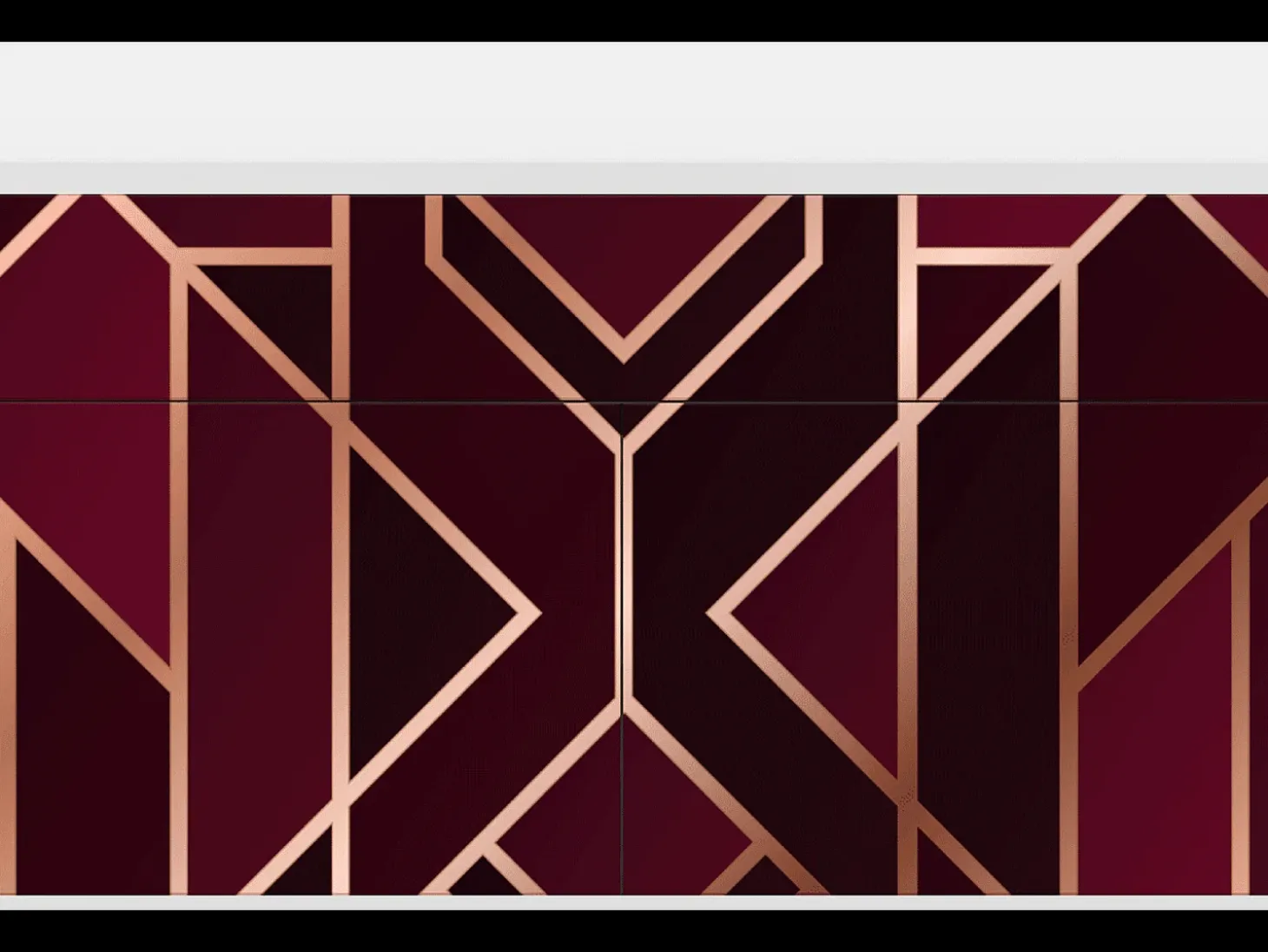 Aparador - 115x85x48 cm - BS4 - Burgundy Jewelery, Blanco