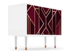Aparador - 115x85x48 cm - BS4 - Burgundy Jewelery, Blanco