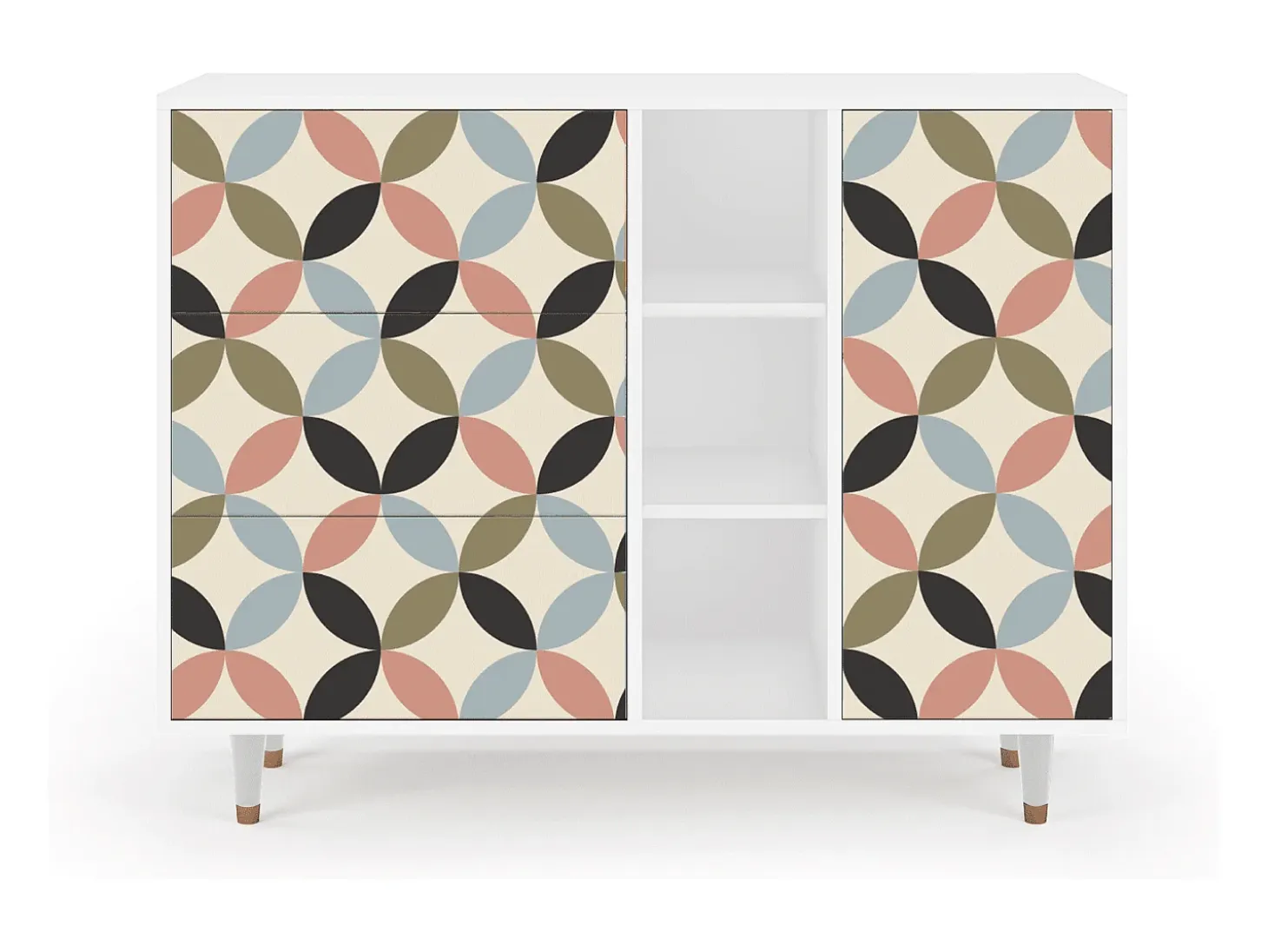 Aparador - 125x98x48 cm - BS2 - Butterfly Effect, Blanco