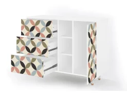 Aparador - 125x98x48 cm - BS2 - Butterfly Effect, Blanco
