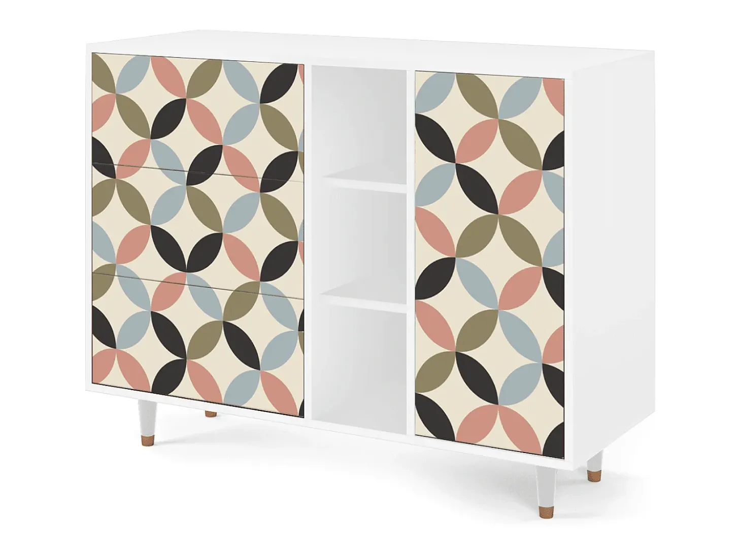 Aparador - 125x98x48 cm - BS2 - Butterfly Effect, Blanco