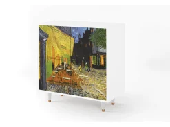 Aparador - 94x96x48 cm - BS3 - Café Terrace at Night, Blanco