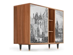 Aparador - 125x98x48 cm - BS2 - Castle by Breugel, Nogal