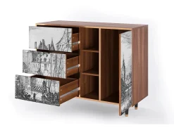 Aparador - 125x98x48 cm - BS2 - Castle by Breugel, Nogal