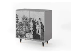 Aparador - 94x96x48 cm - BS3 - Castle with Bridge, Gris