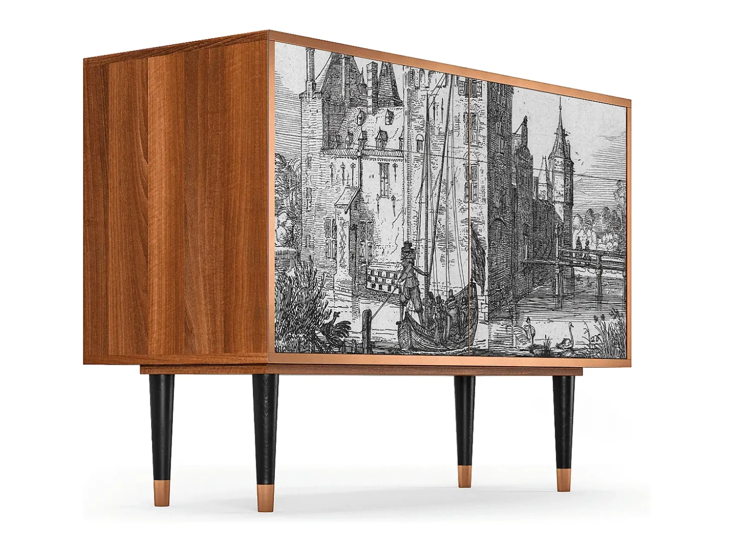 Aparador - 115x85x48 cm - BS4 - Castle by Breugel, Nogal