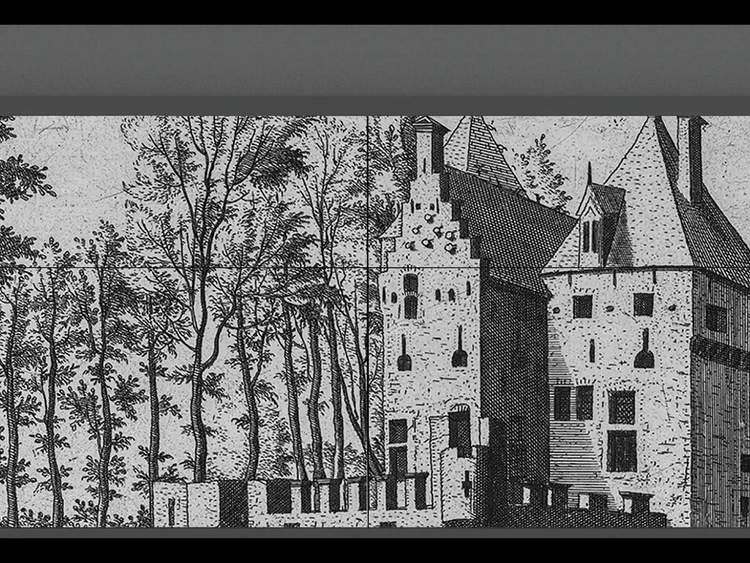 Aparador - 115x85x48 cm - BS4 - Castle with Bridge, Antracita