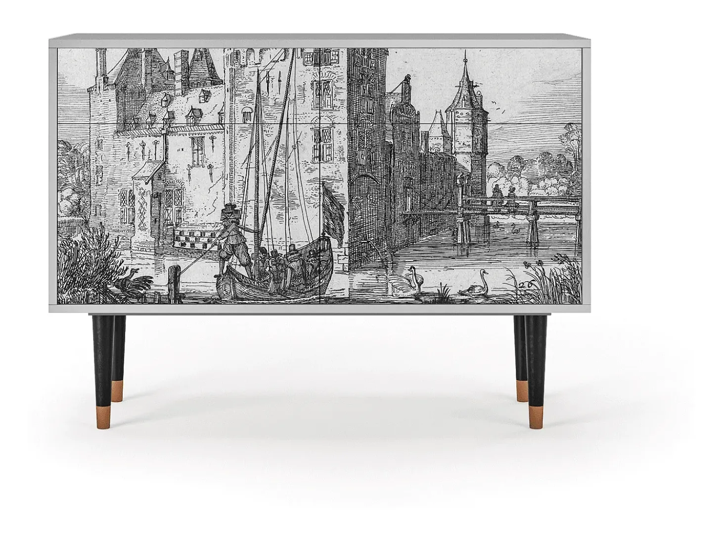 Aparador - 115x85x48 cm - BS4 - Castle by Breugel, Gris