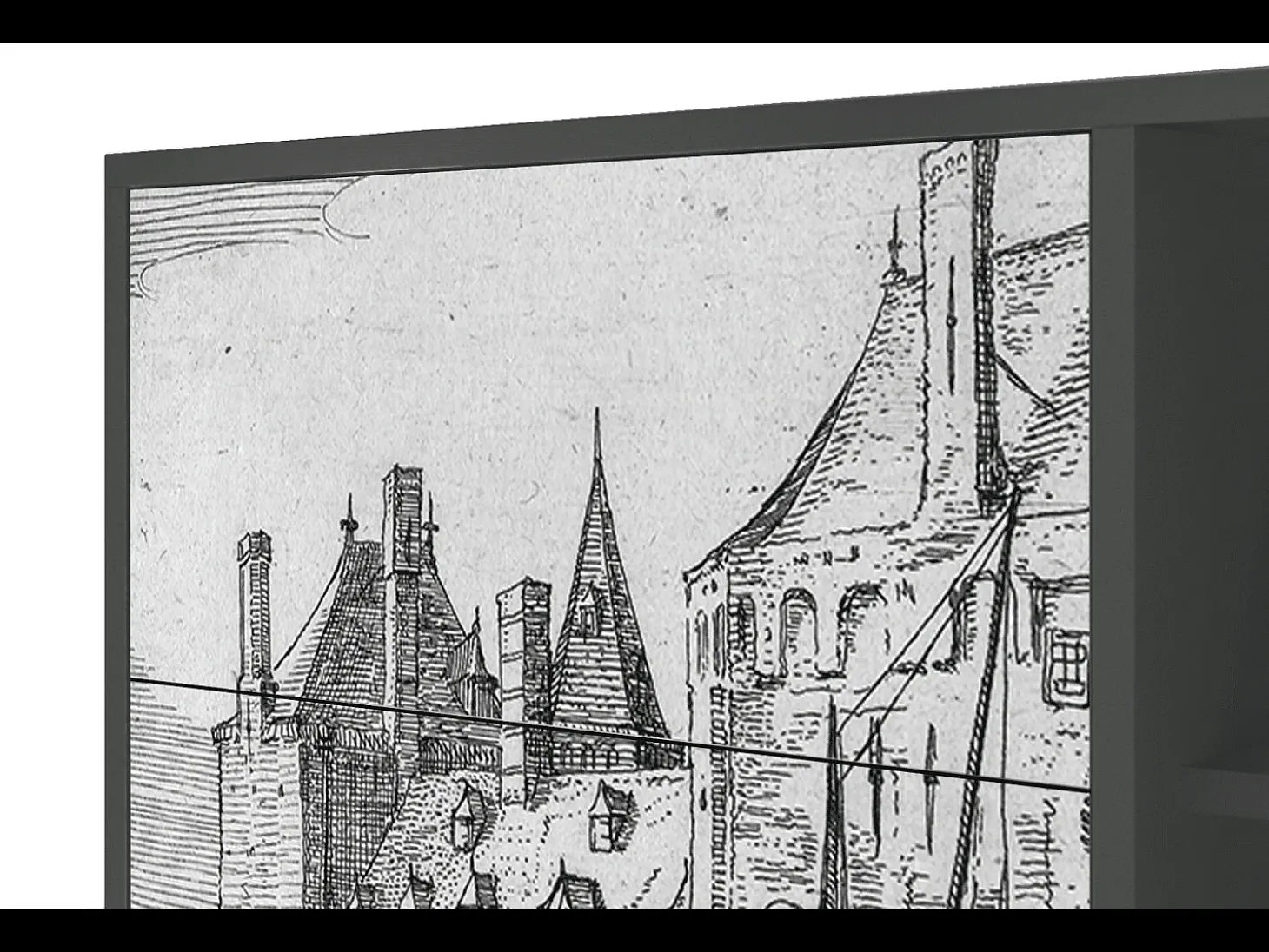 Aparador - 125x98x48 cm - BS2 - Castle by Breugel, Antracita