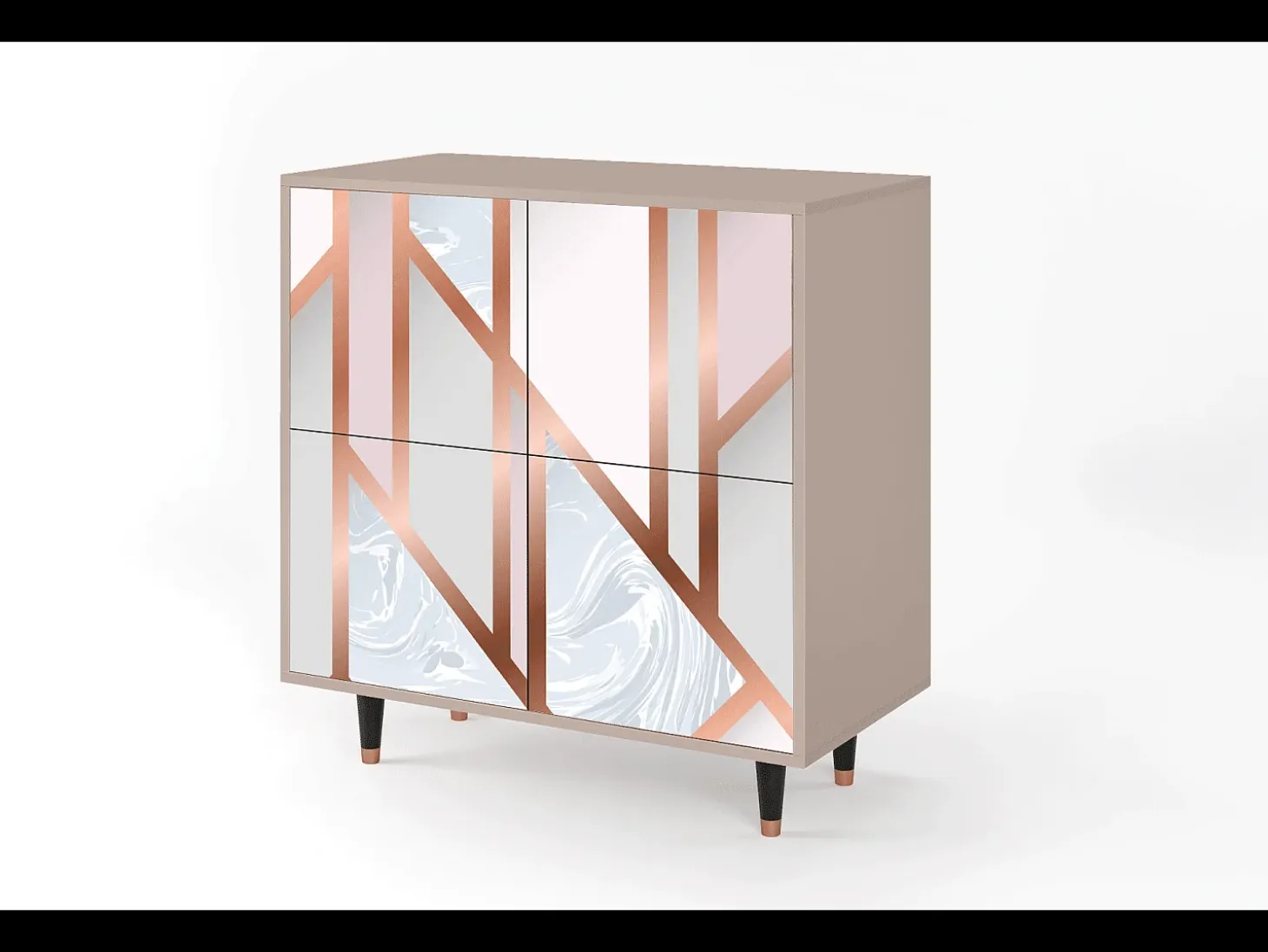 Aparador - 94x96x48 cm - BS3 - Champagne Story, Latte
