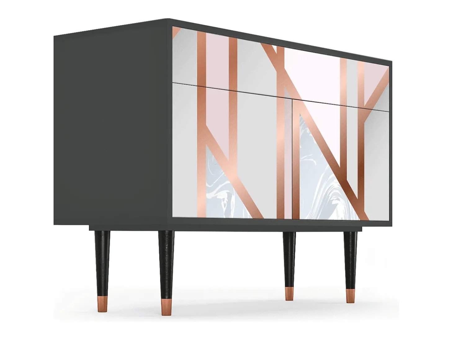 Aparador - 115x85x48 cm - BS4 - Champagne Story, Antracita