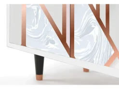Aparador - 94x96x48 cm - BS3 - Champagne Story, Blanco
