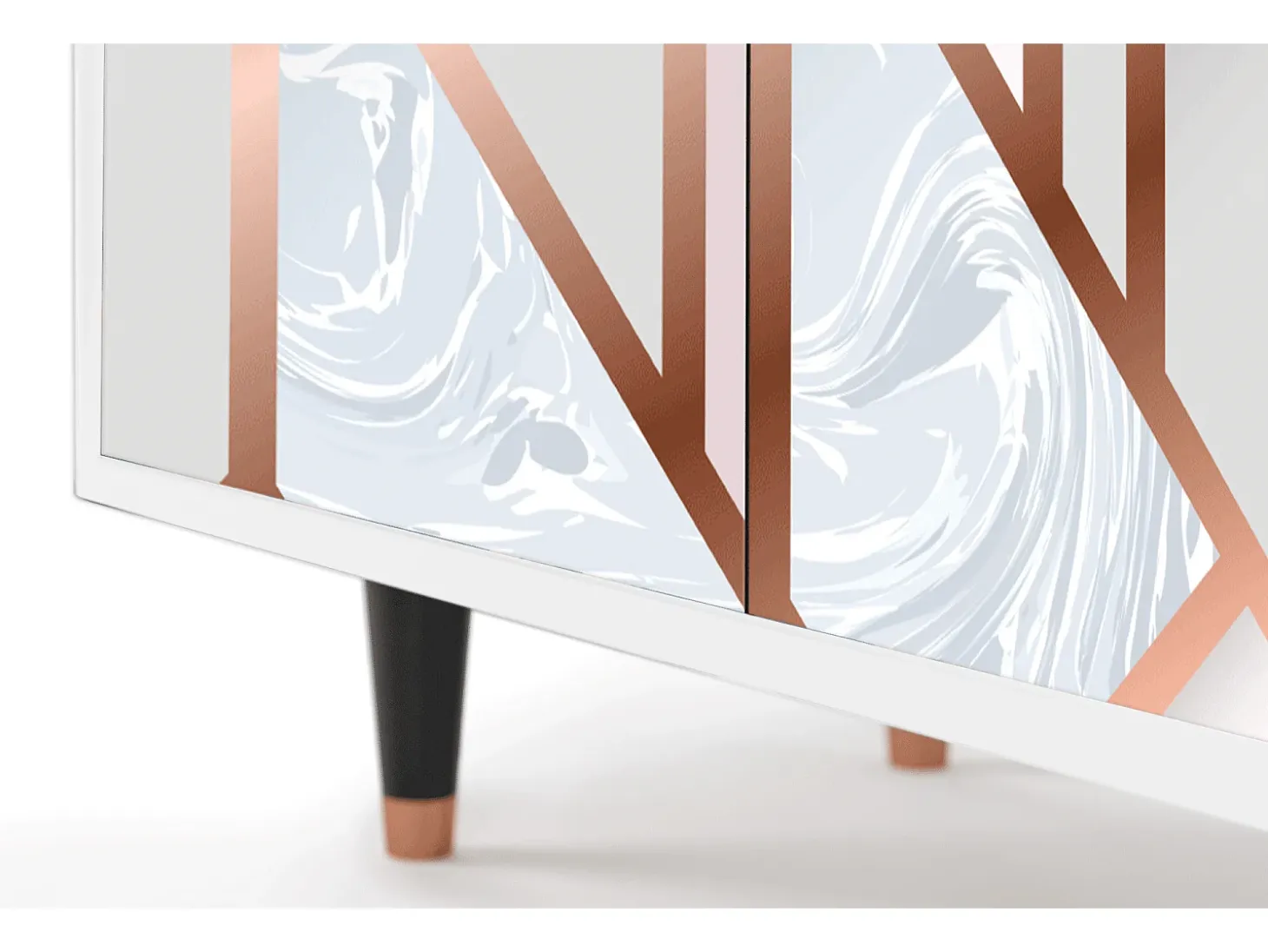 Aparador - 94x96x48 cm - BS3 - Champagne Story, Blanco