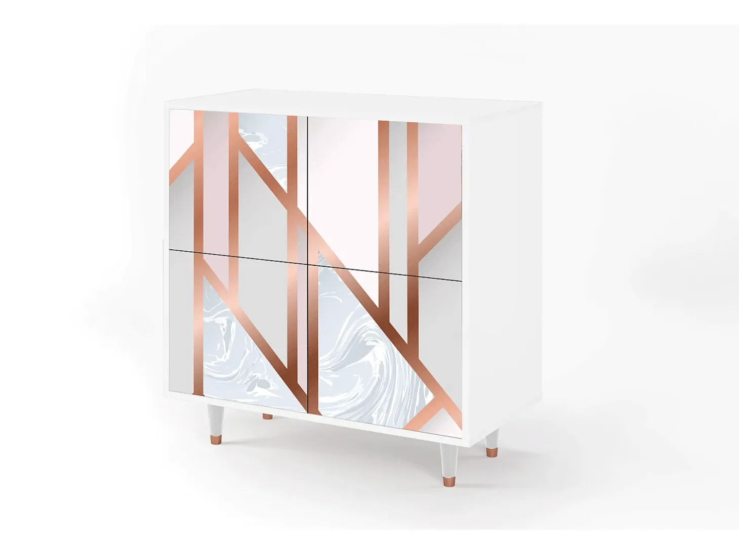 Aparador - 94x96x48 cm - BS3 - Champagne Story, Blanco