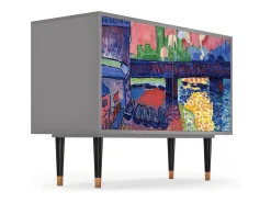 Aparador - 115x85x48 cm - BS4 - Charing Cross Bridge, Gris