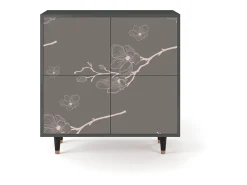Aparador - 94x96x48 cm - BS3 - Cherry Blossom, Antracita