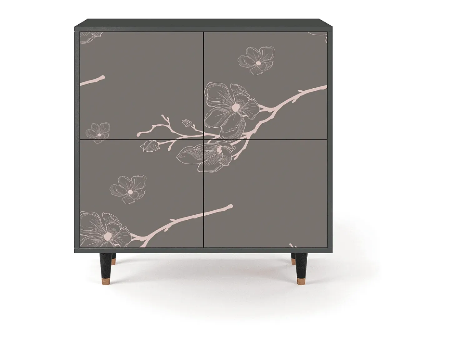 Aparador - 94x96x48 cm - BS3 - Cherry Blossom, Antracita