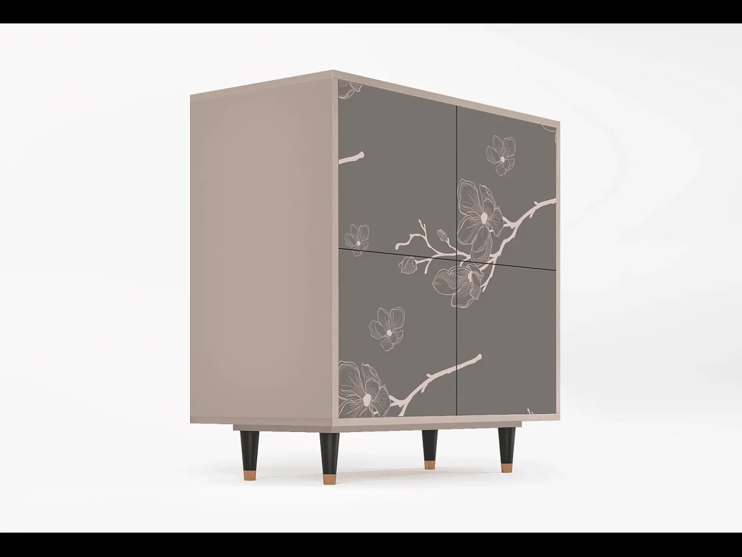 Aparador - 94x96x48 cm - BS3 - Cherry Blossom, Latte