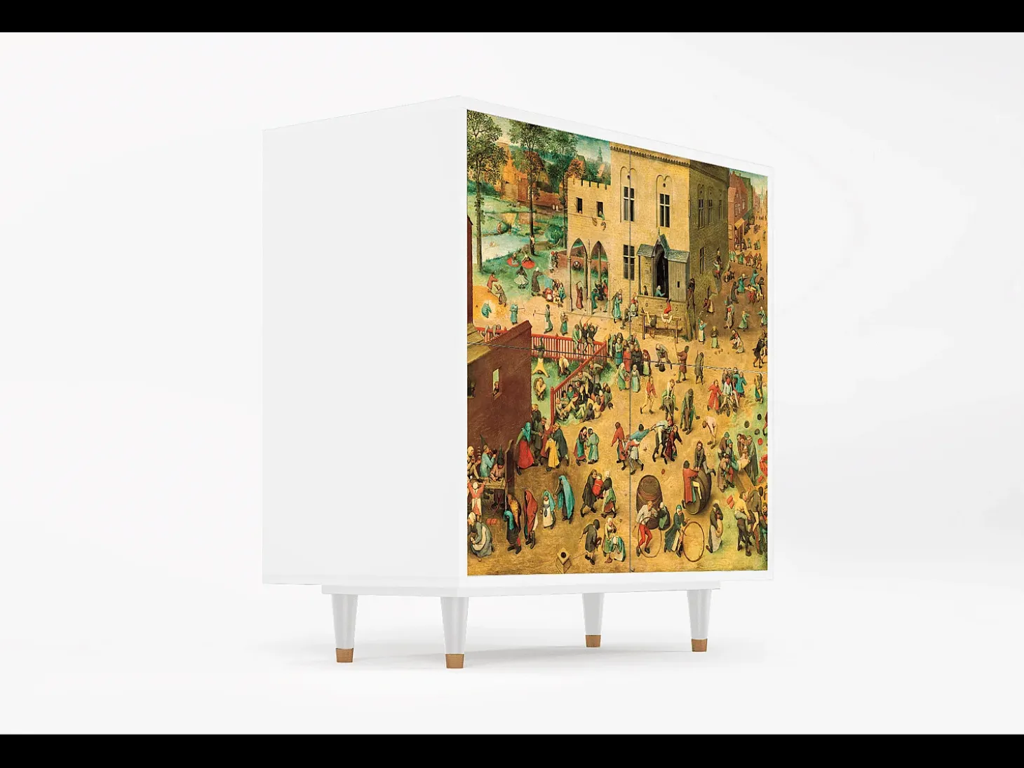 Aparador - 94x96x48 cm - BS3 - Children Games, Blanco