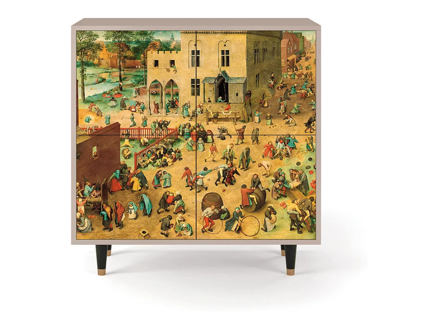 Aparador - 94x96x48 cm - BS3 - Children Games, Latte