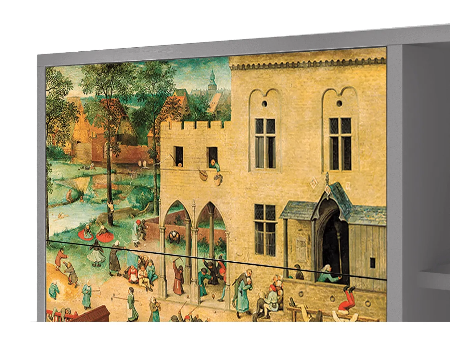 Aparador - 125x98x48 cm - BS2 - Children Games, Gris