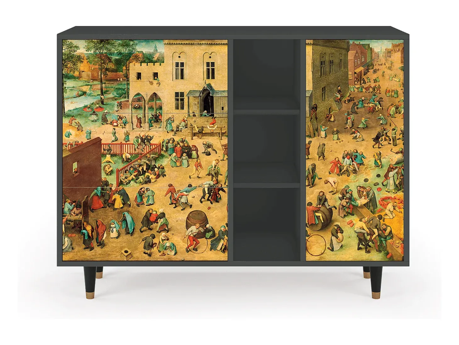 Aparador - 125x98x48 cm - BS2 - Children Games, Antracita