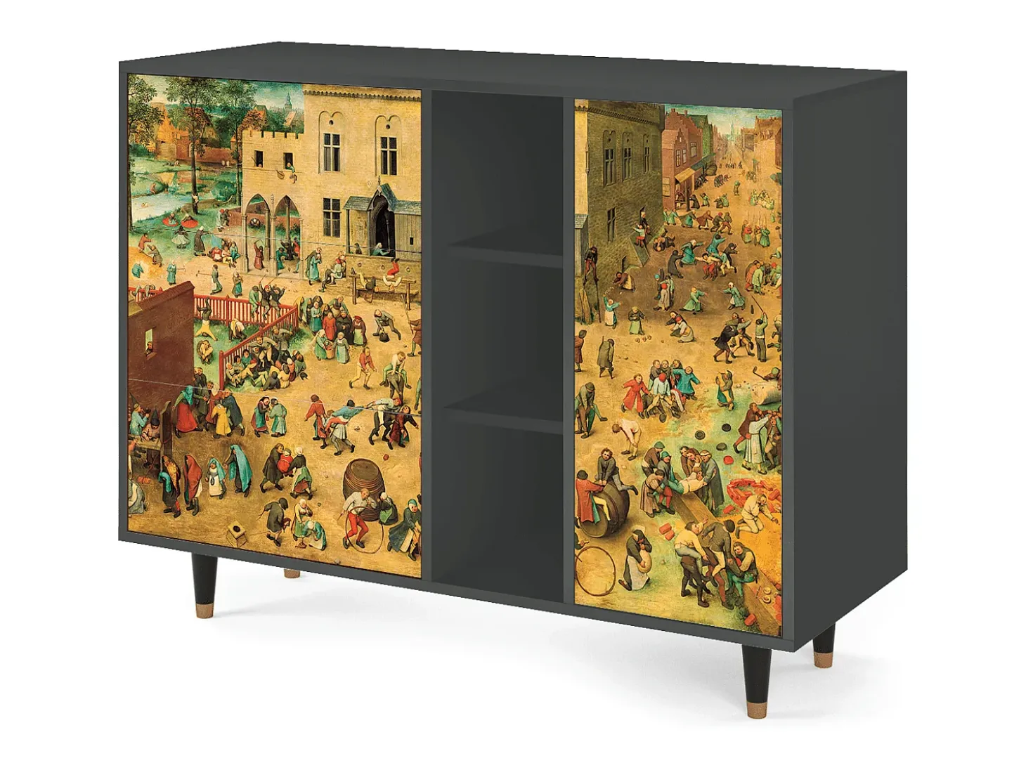 Aparador - 125x98x48 cm - BS2 - Children Games, Antracita