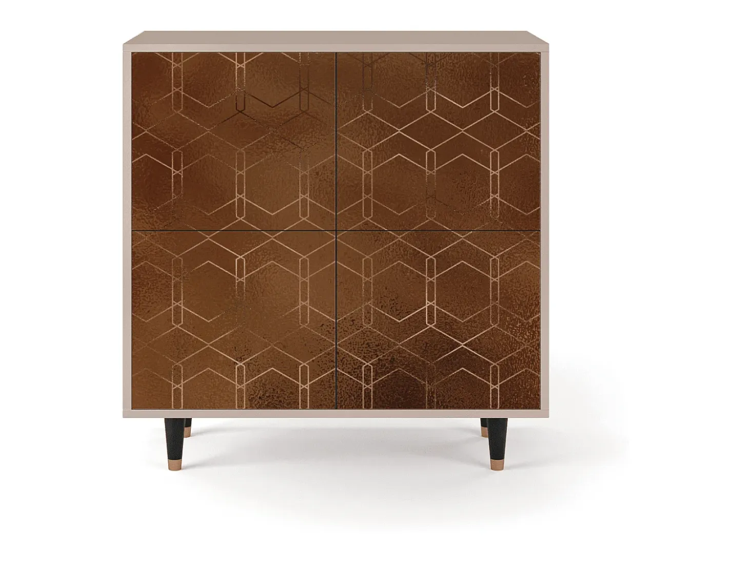 Aparador - 94x96x48 cm - BS3 - Chocolate Bar, Latte