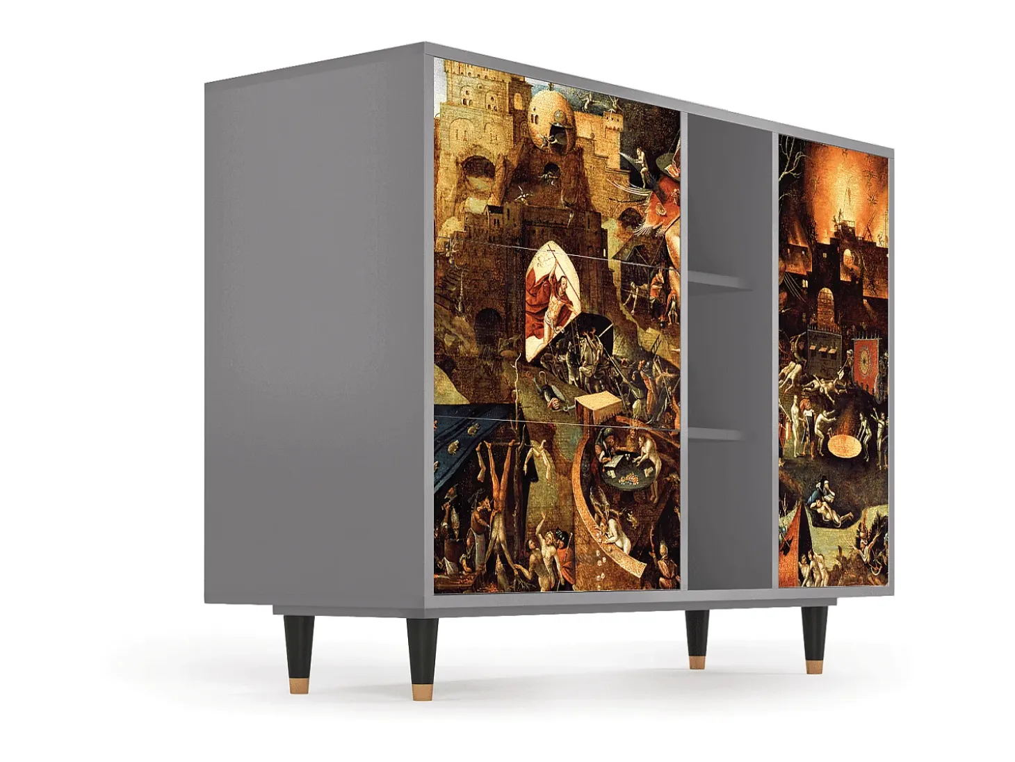 Aparador - 125x98x48 cm - BS2 - Christ in Limbo, Gris