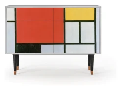 Aparador - 115x85x48 cm - BS4 - Composition, Gris