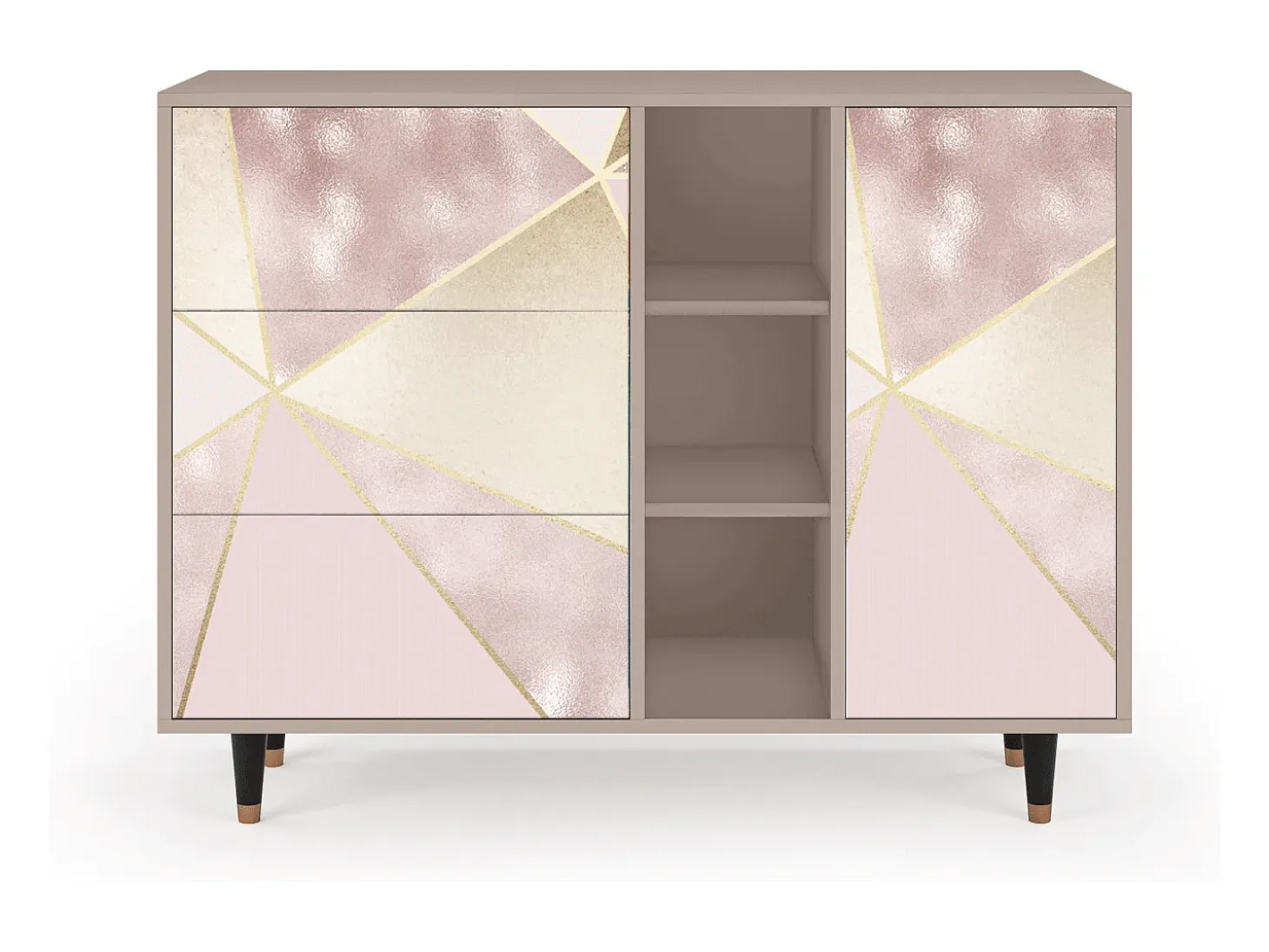 Aparador - 125x98x48 cm - BS2 - Cosmopolitan Diva, Latte