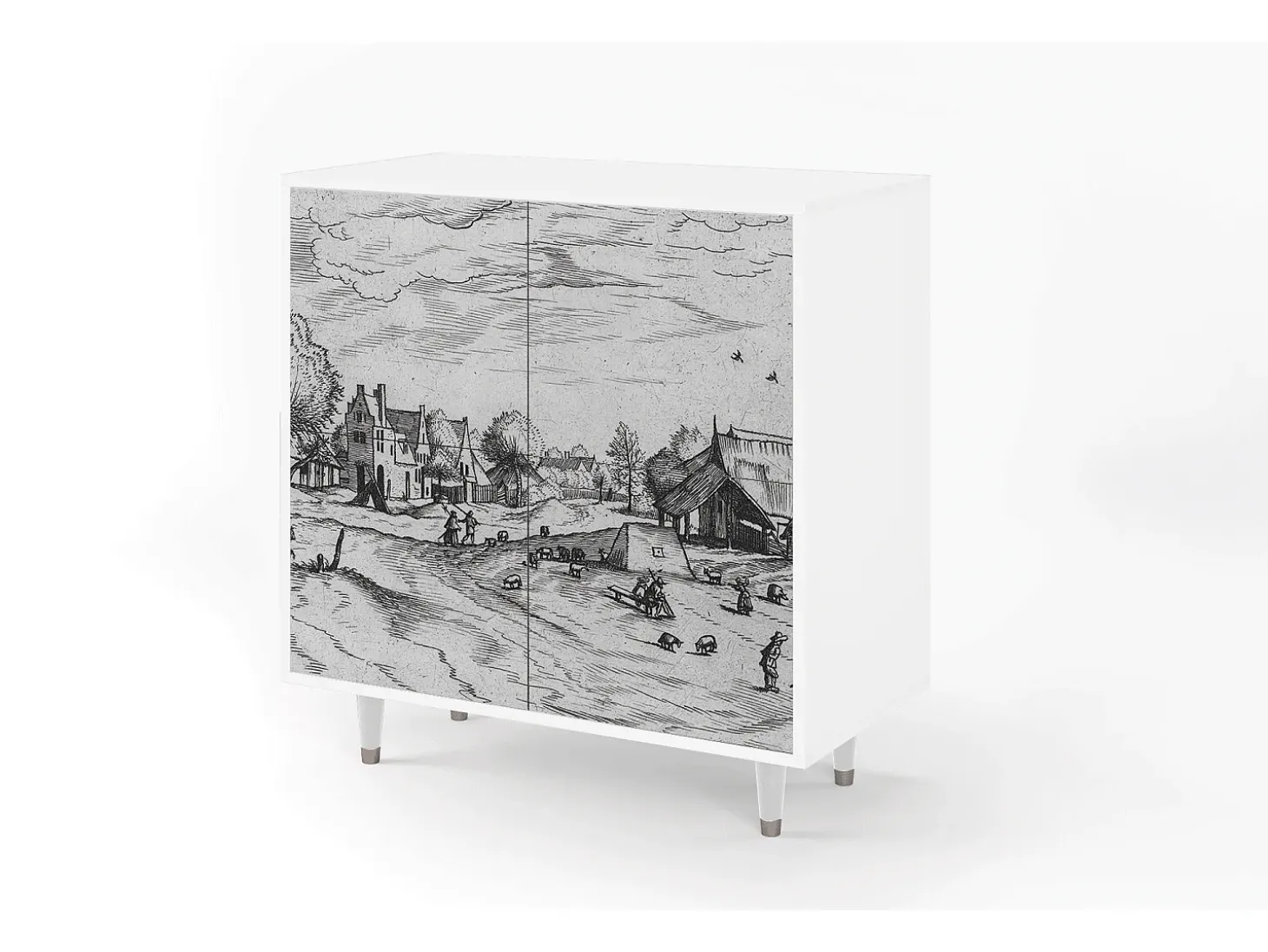 Aparador - 94x96x48 cm - BS3 - Country Village, Blanco