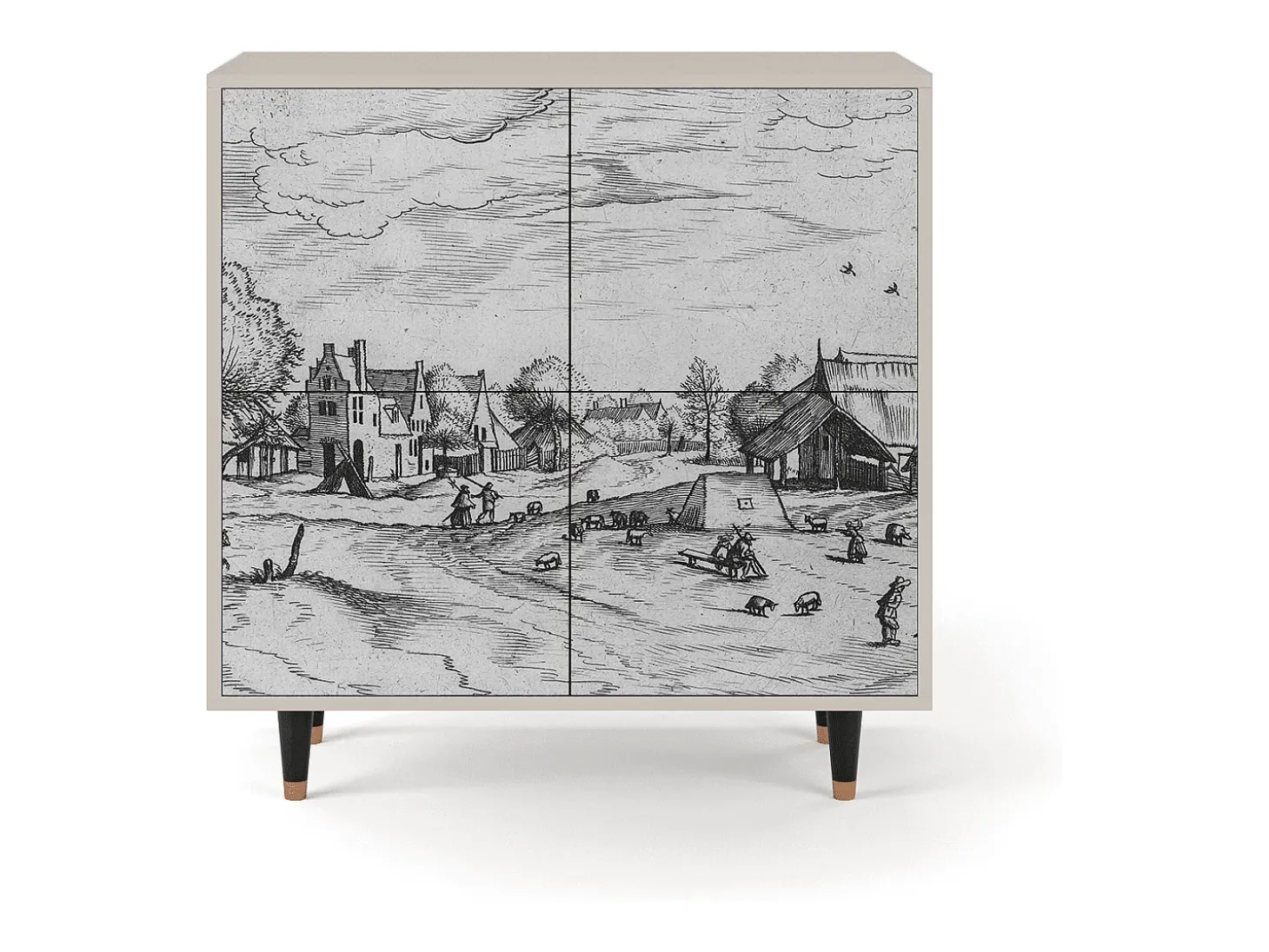 Aparador - 94x96x48 cm - BS3 - Country Village, Arena
