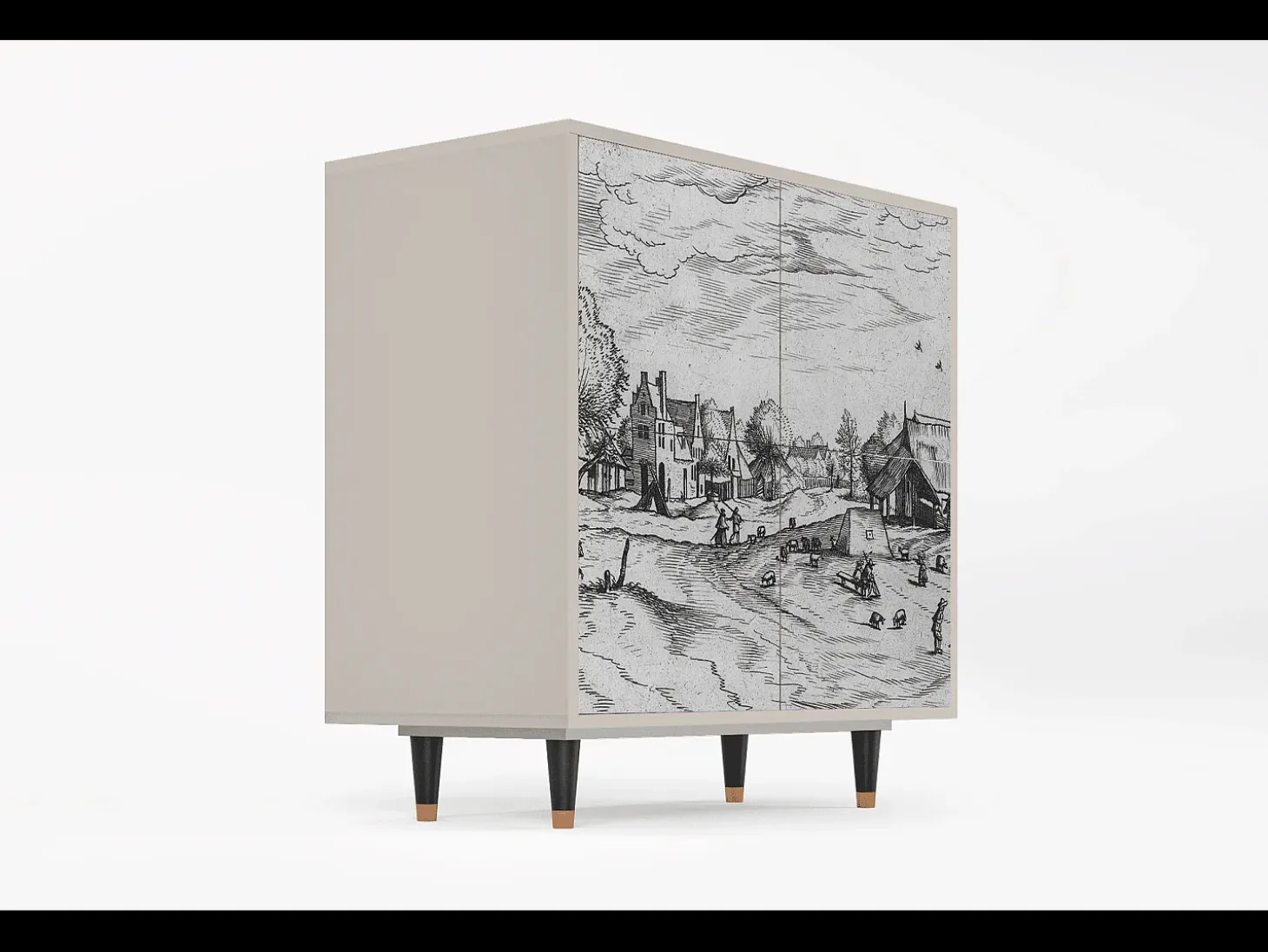 Aparador - 94x96x48 cm - BS3 - Country Village, Arena