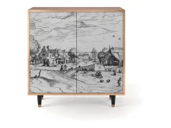 Aparador - 94x96x48 cm - BS3 - Country Village, Nogal
