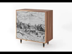 Aparador - 94x96x48 cm - BS3 - Country Village, Nogal