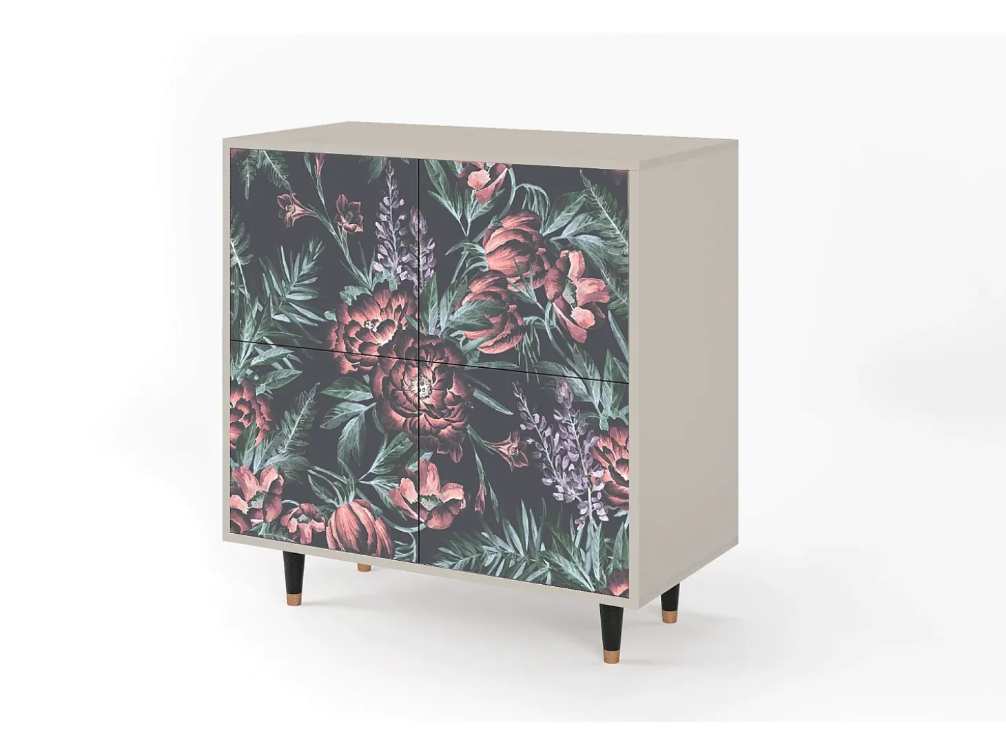 Aparador - 94x96x48 cm - BS3 - Dark Peonies, Arena