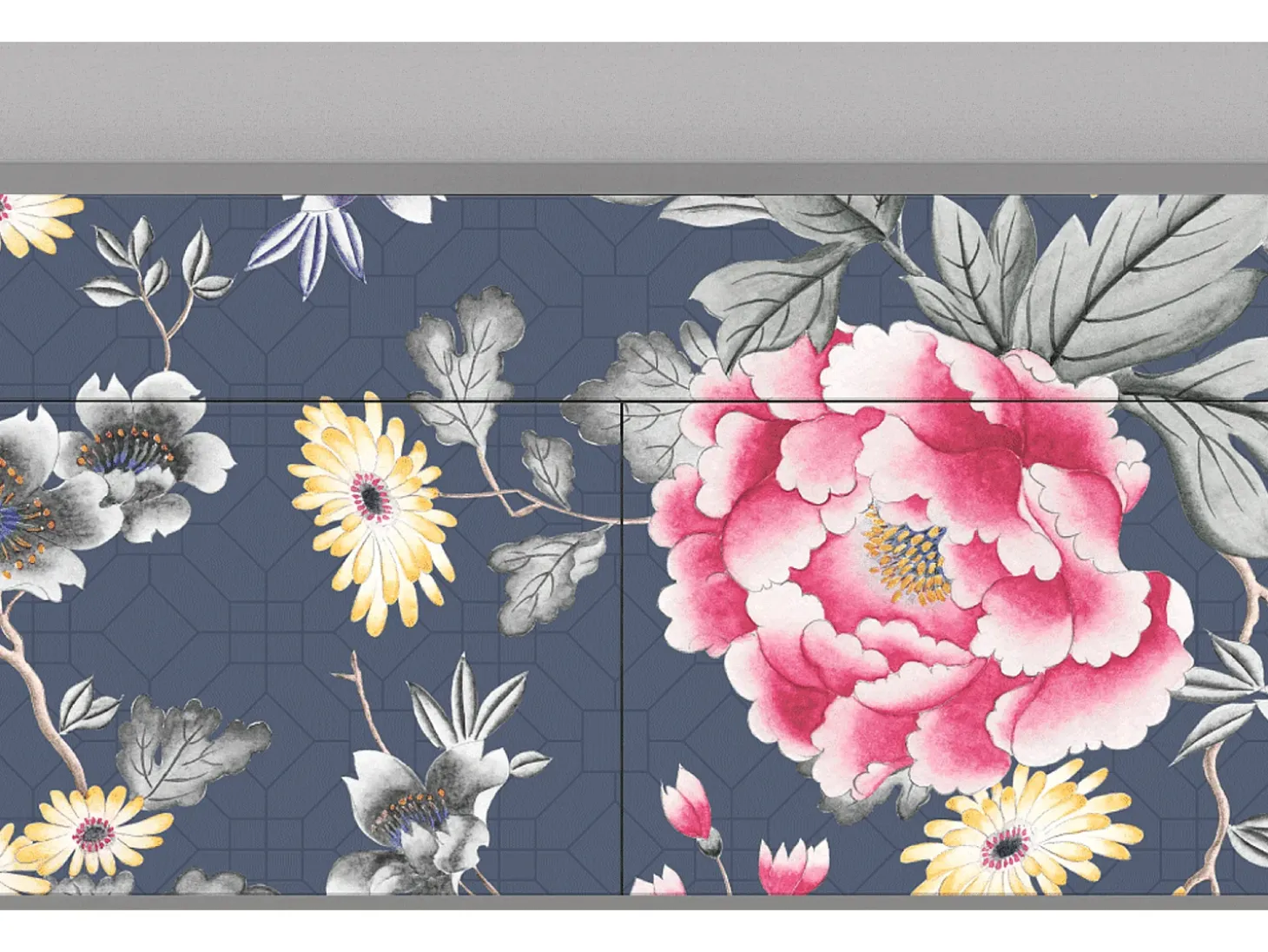 Aparador - 115x85x48 cm - BS4 - Dark Flower Bed, Gris