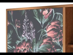 Aparador - 125x98x48 cm - BS2 - Dark Peonies, Nogal