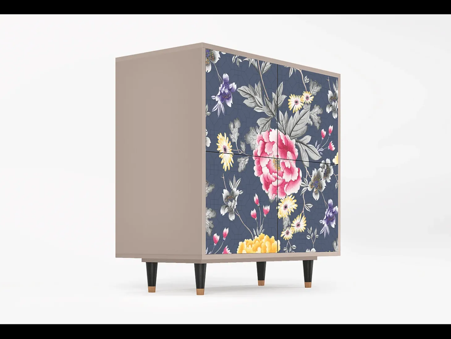 Aparador - 94x96x48 cm - BS3 - Dark Flower Bed, Latte