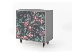 Aparador - 94x96x48 cm - BS3 - Dark Peonies, Gris