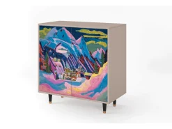 Aparador - 94x96x48 cm - BS3 - Davos Winter, Latte