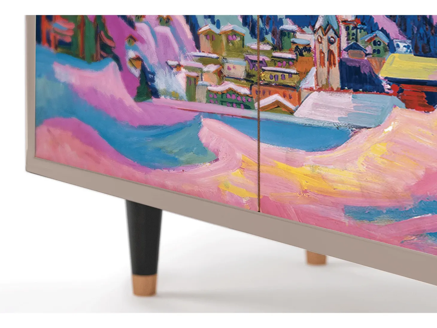 Aparador - 94x96x48 cm - BS3 - Davos Winter, Latte