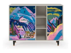 Aparador - 125x98x48 cm - BS2 - Davos Winter, Arena