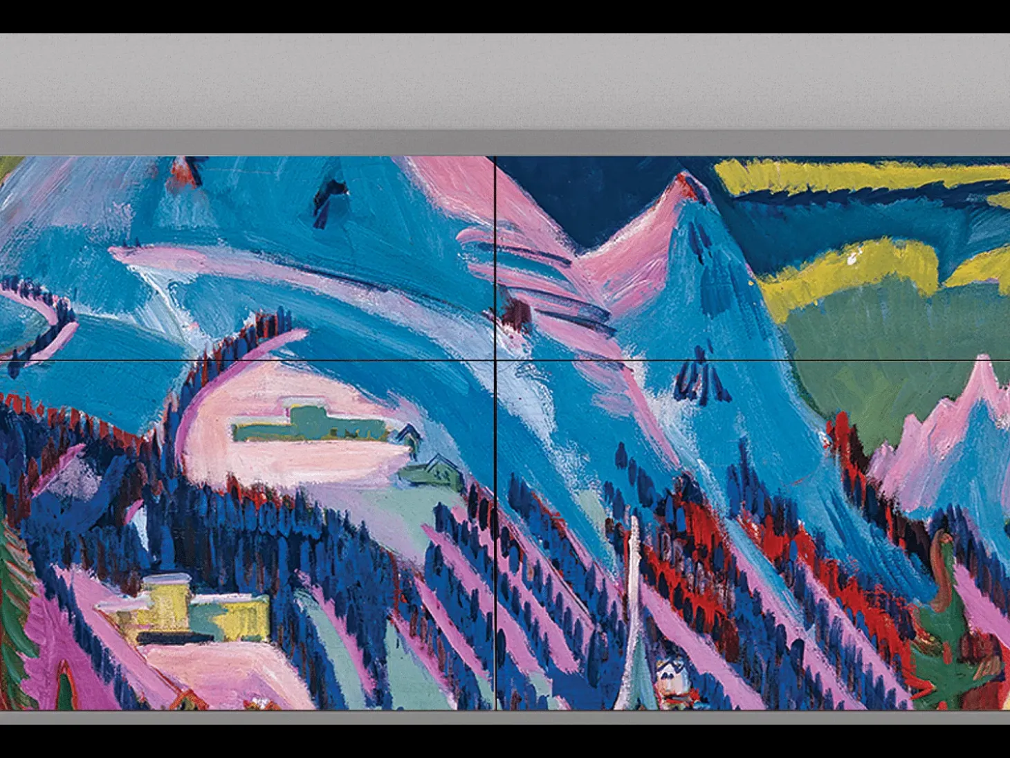 Aparador - 115x85x48 cm - BS4 - Davos Winter, Gris