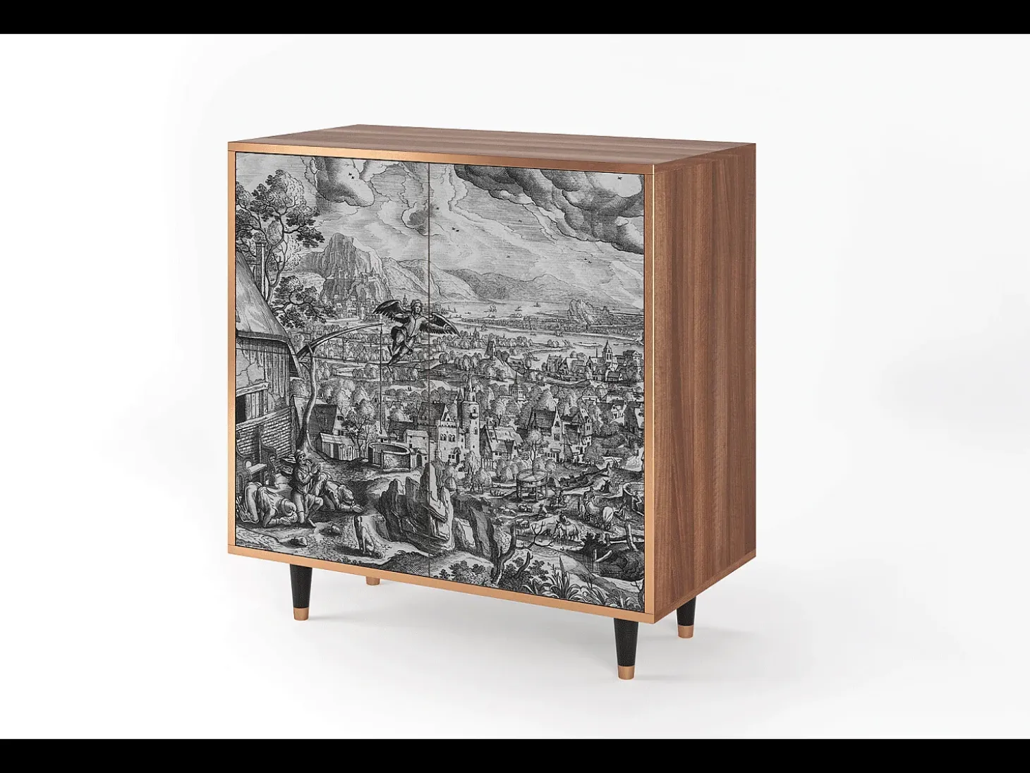 Aparador - 94x96x48 cm - BS3 - Departure, Nogal