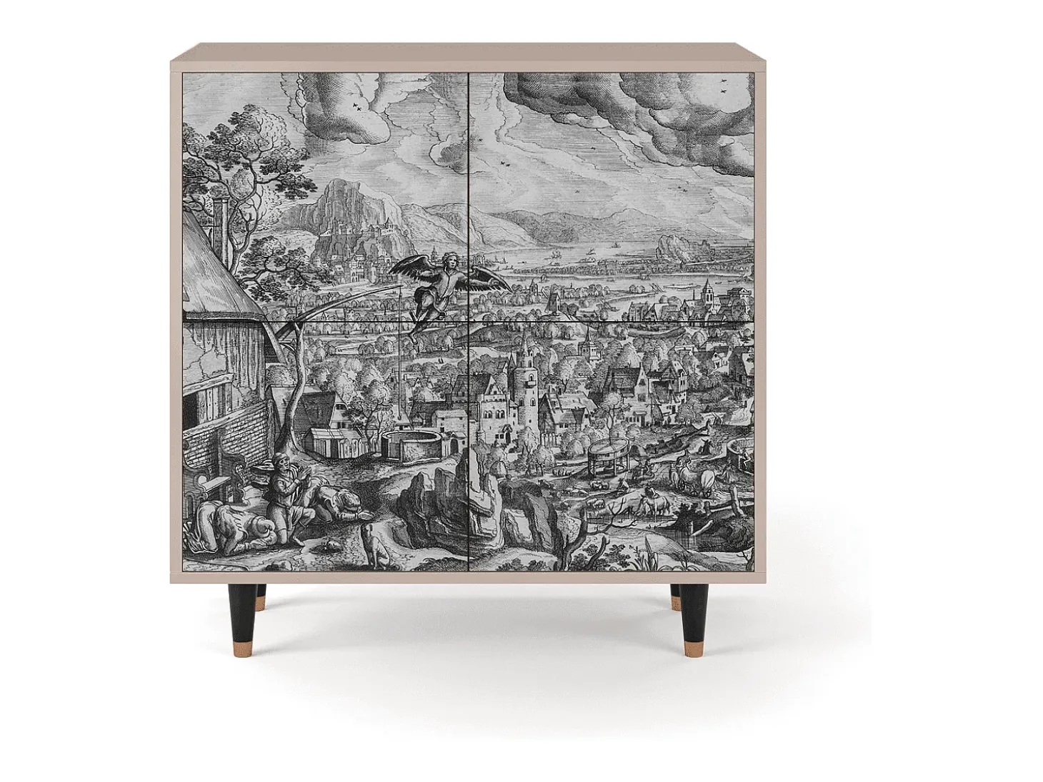 Aparador - 94x96x48 cm - BS3 - Departure, Latte