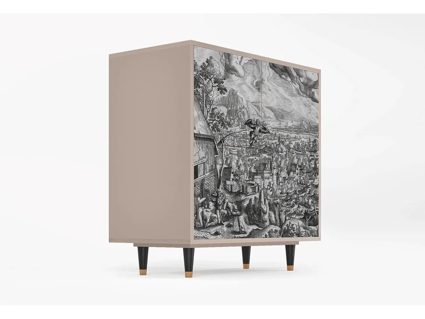 Aparador - 94x96x48 cm - BS3 - Departure, Latte